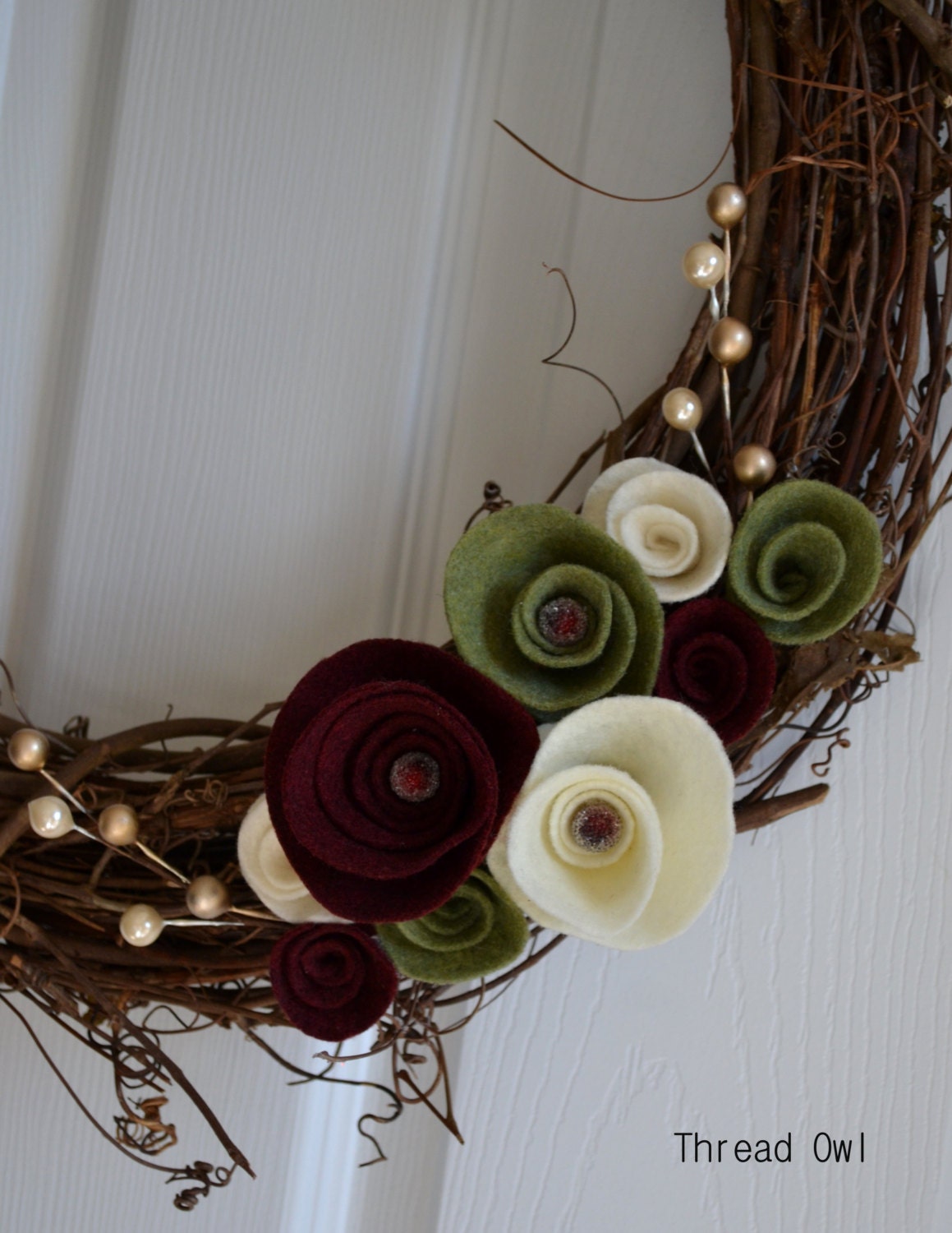 Seasonal Holiday Wreath for Christmas or Year Round