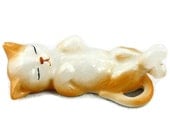 ON SALE 30% OFF Cats Of Character Figurine  "Tired Tom"  by Danbury Mint