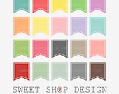 Ribbon, Journal Tags Clip Art Clipart - Personal and Commercial Use
