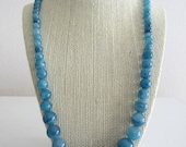 Vintage Blue Necklace Bead