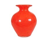Vibrant Vintage Art Glass Vase
