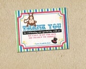 Circus Baby Shower Thank you card - Vintage Inspired / Retro Circus - Custom, Digital, Printable designs Il_170x135