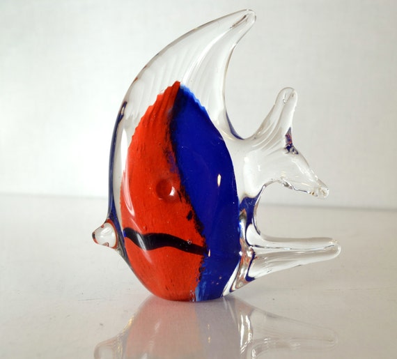 blown glass angel fish