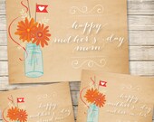 Mother's Day Card set - Printable // mom, grandma, mother-in-law