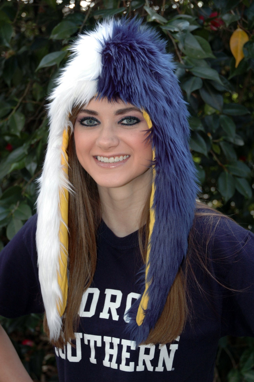 Two-Tone Fuzzy hat