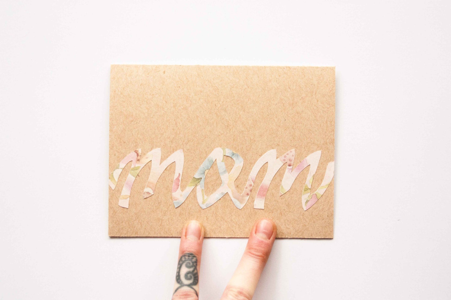Mother's Day Card: "mom"