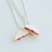 Peanut Butter and Jelly Strawberry, Best Friends Necklaces, Charm Pendants, Charm Necklace, Food Jewelry