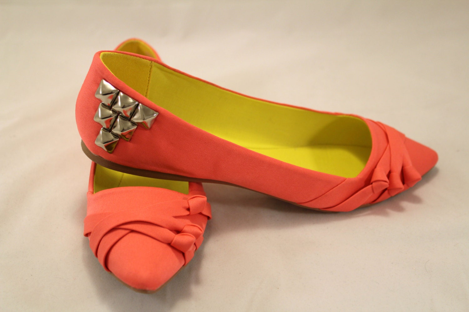 Coral Studded Flats