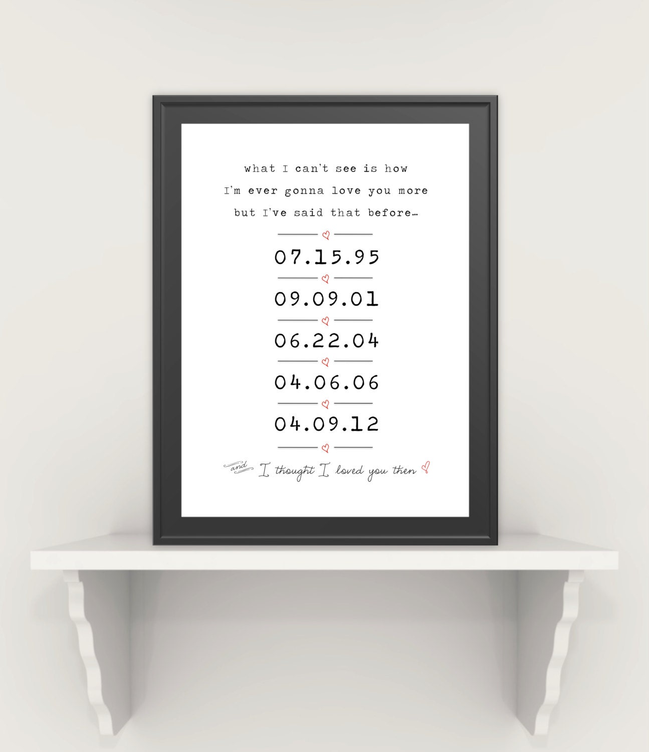 I thought I loved you then. My Best Friend or your lyrics - special dates with lyrics - tell your story :)