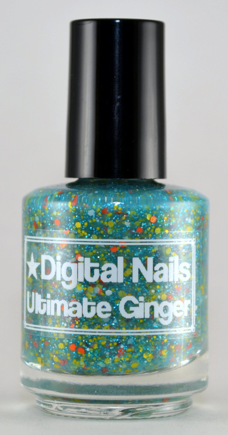 Ultimate Ginger: Amy Pond and  Doctor Who inspired glitter nail polish by Digital Nails