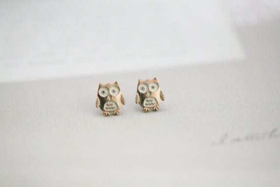 owl earrings