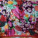 Vintage floral polka dot scarf boho gypsy
