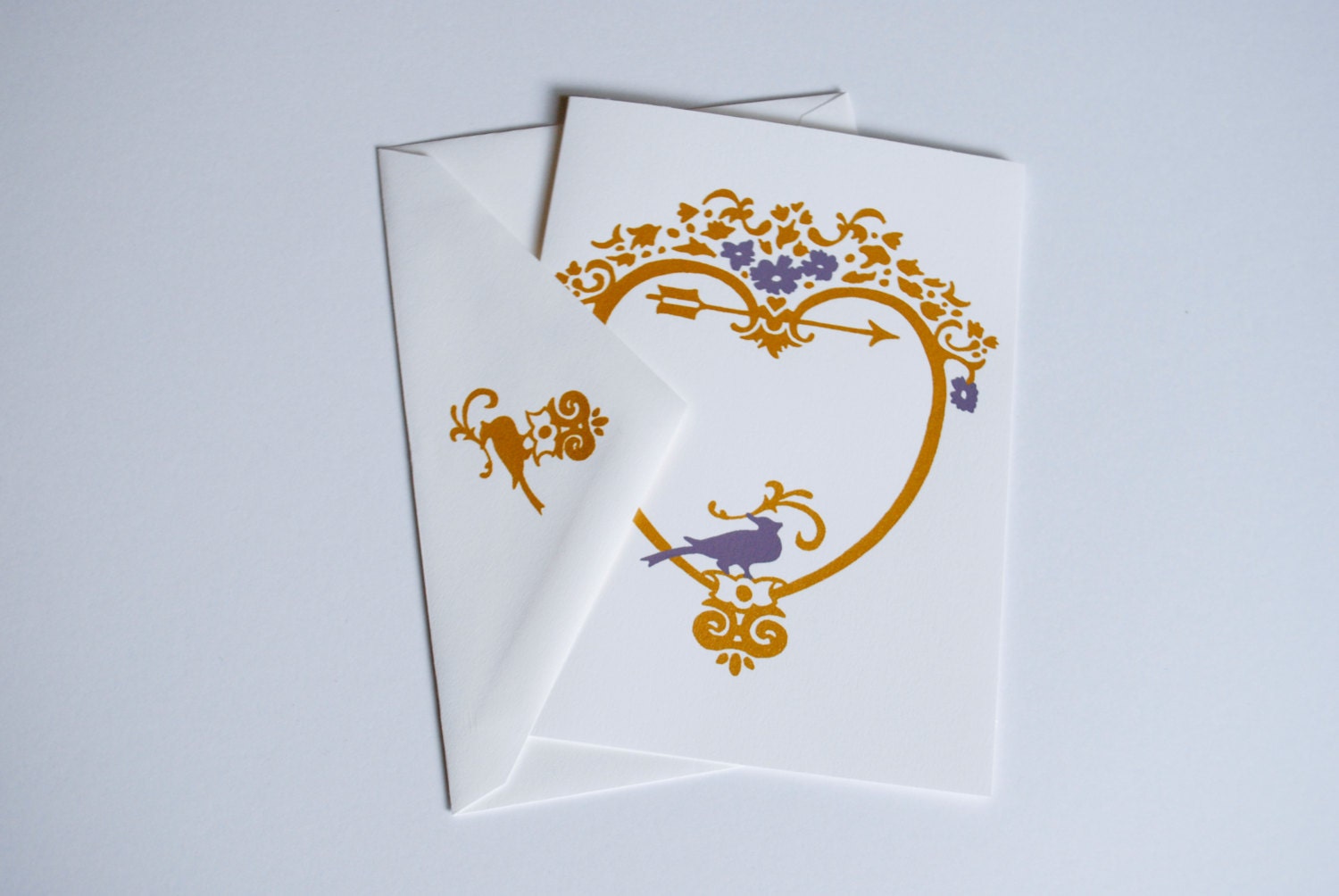 Decorative Heart note cards (set of 5)