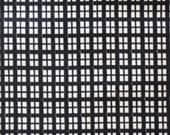 53" long Black white ichimatsu Vintage Japanese cotton kimono fabric