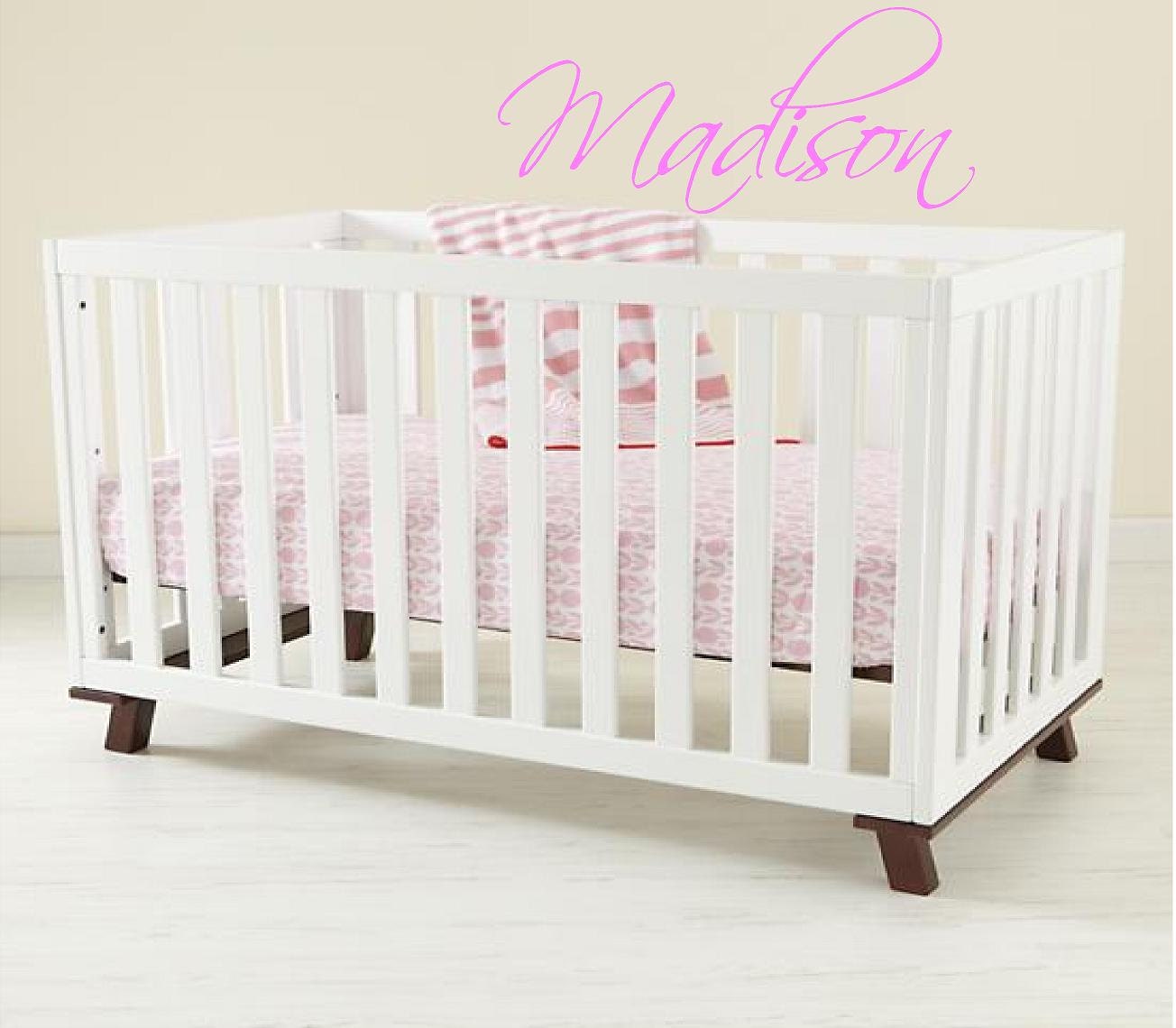Personalized Childrens Decor-Baby Nursery Monogram-Vinyl Name Wall Decal-Vinyl Lettering Wall Art Decal