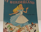 Vintage Rare Walt Disney Alice In Wonderland Comic Book 1951 No.331