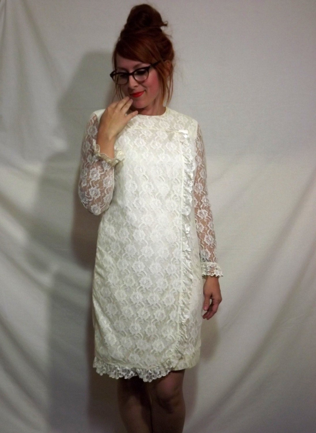 VTG 1960's Ivory Lace...