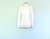 Vintage peter pan collar white shirt
