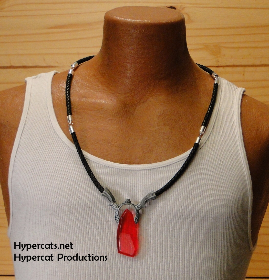 Red Amulet Pendant, "New" DMC-style