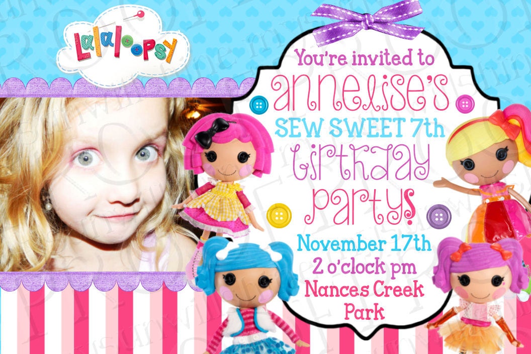 Lalaloopsy Birthday Invitation Il_170x135