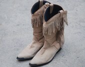 Women's Fringe Vintage Boots