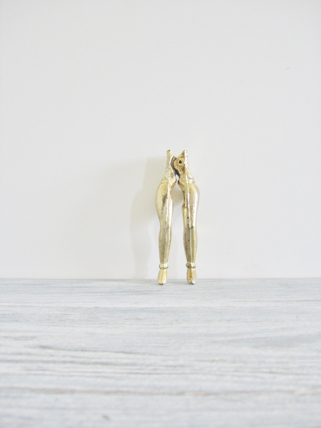 Vintage Brass Nifty Nutcracker