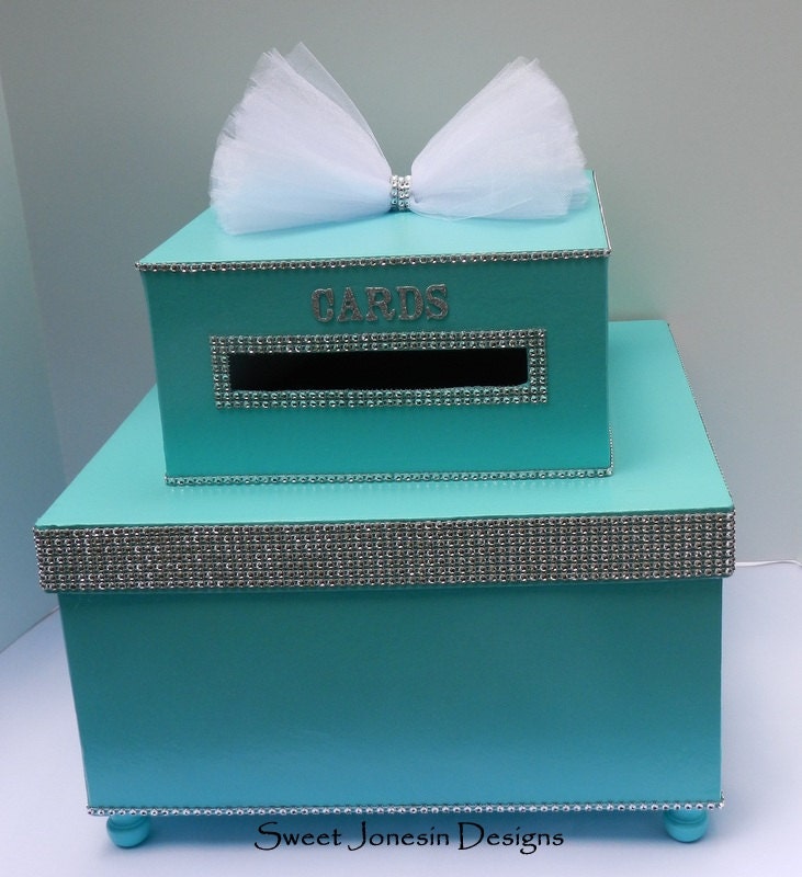 Wedding Card Box Bling Mesh Wrap Money Box Sweet by