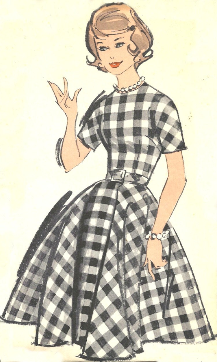 Vintage Advance 2782 Dress Pattern size 12 - FREE SHIPPING