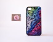 iPhone 4 Case - iPhone 4s Case - Illustration iPhone Case - Psychedelic Chaos iPhone Case - Plastic iPhone Case
