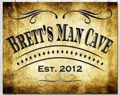 Personalized Man Cave - Printable Sign - 8" x 10" Il_170x135