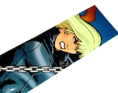 Young Justice Black Canary Dinah Lance Bookmark inspired by DC Comics OOAK Laminated recycle repurposed father's day superhero