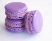 French Macaron Cookies 12 Creme de Cassis Macaroons Gift Splendid Sweet
