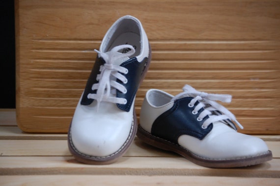 Black And White Saddle Shoes For Boys