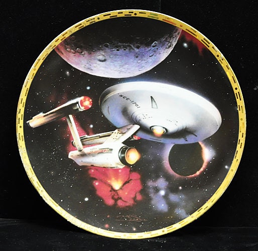 Hamilton Collection Star Trek The Voyagers Plate by QuaintEstate