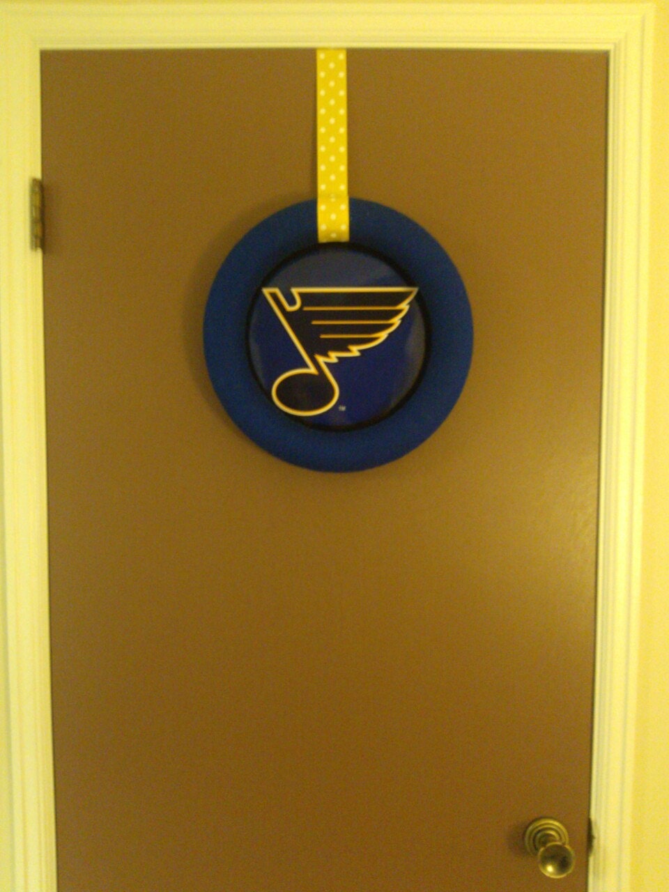 St. Louis Blues Hockey Wreath