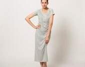 Summer Maxi dress, Mint Women Dress, Sleeve Maxi Dress