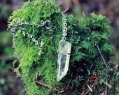 lemurian citrine crystal necklace