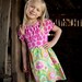 Little Girls Peasant Dress, Toddler Dress, Summer Dress 2T 3T 4T