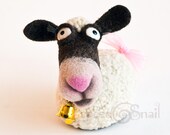 Needle Felted Toy. Handmade Doll. OOAK Needle Felted Animal Miniature.