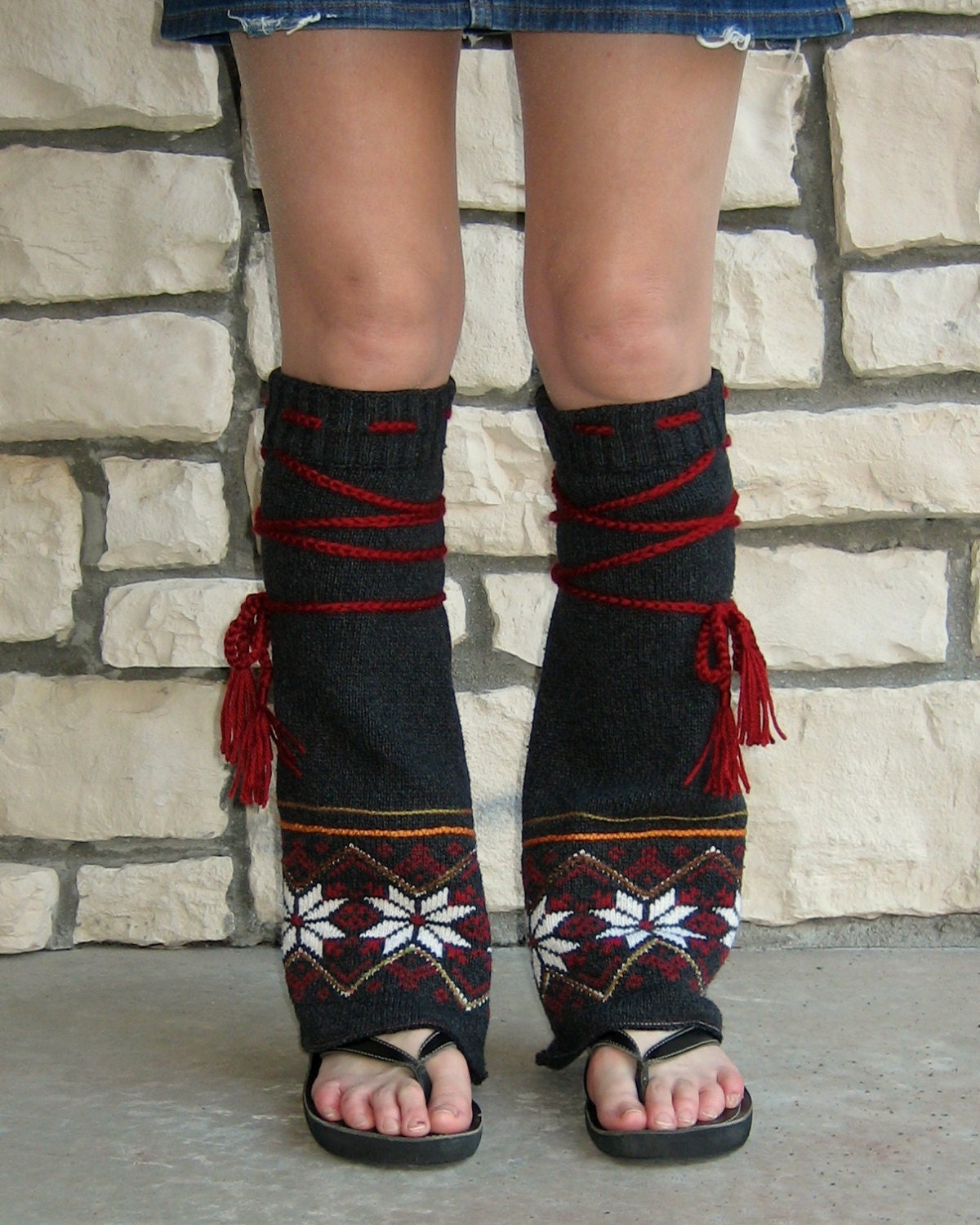 Tribal Flair' Leg Warmers Womans Hippie Clothing Boho Clothing ...