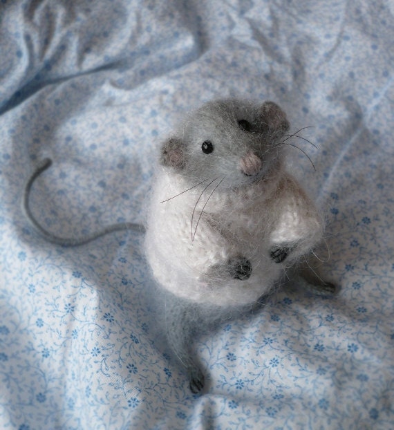 Mouse Art Sculpture Animals Handmade toy MADE TO ORDER