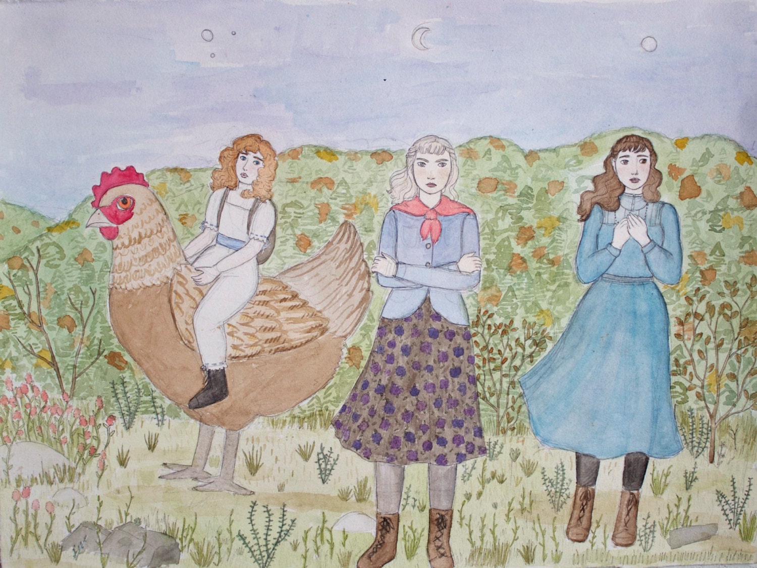 Original Drawing- Confrontation