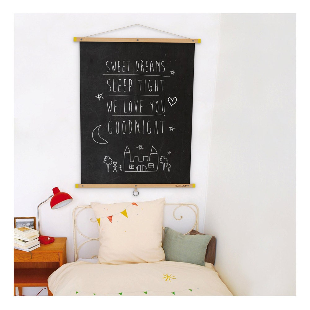 Roll up Chalkboard / Blackboard