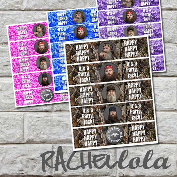Printable Water Bottle Labels