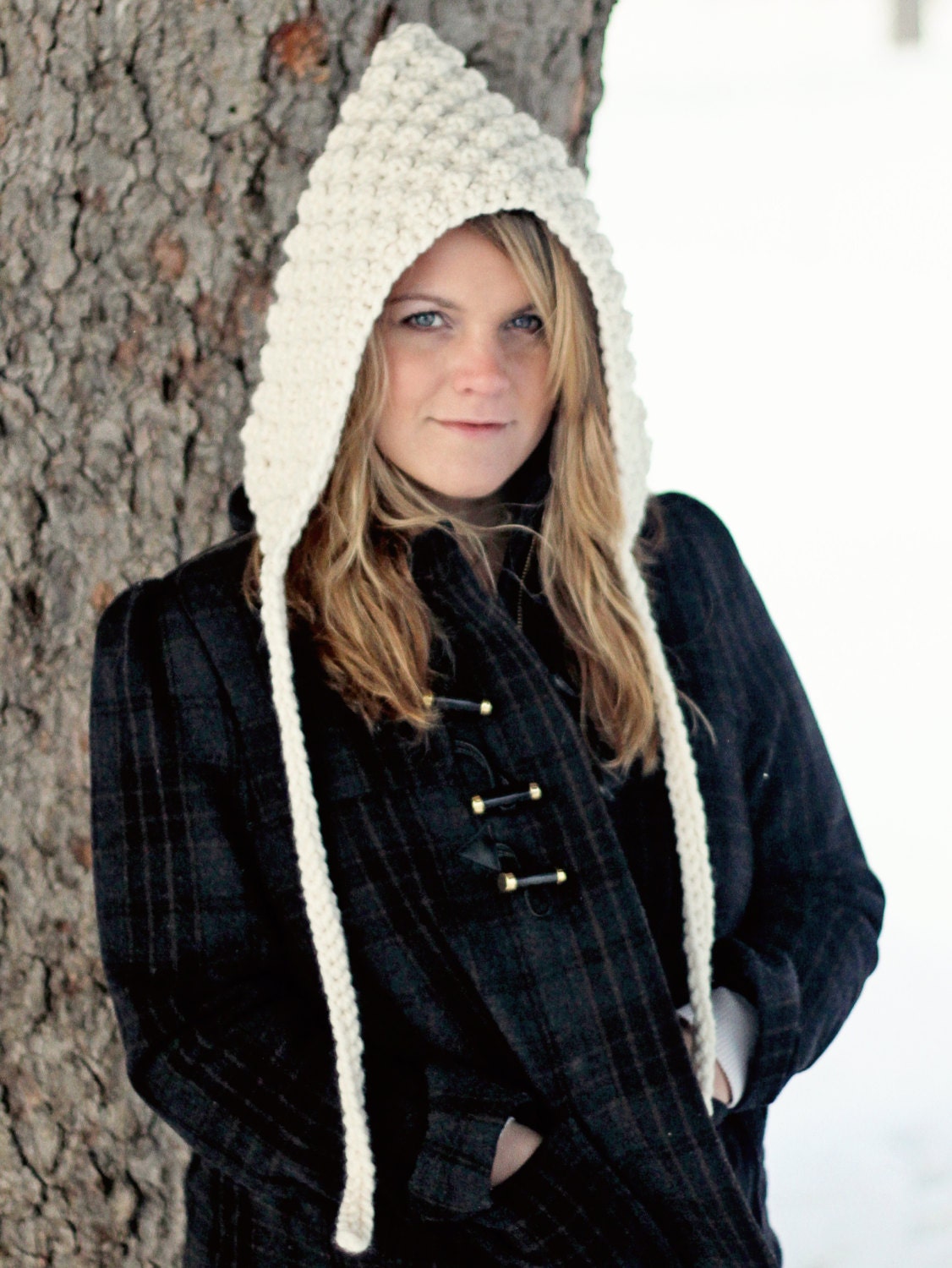 CROCHET PATTERN Hoodie Hat Oversized HOOD The Denver