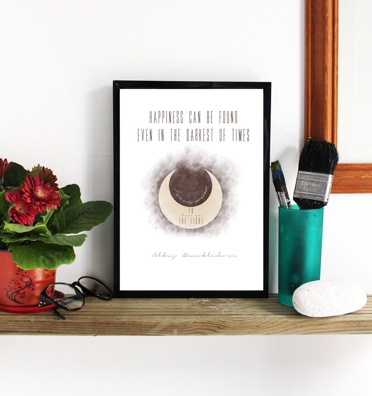 HARRY POTTER MOVIE Poster- Albus Dumbledore Motivational Wall Decor - Best Movies -  A4  Digital Art Print - Unusual