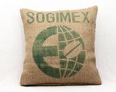 Coffee sack pillow 50 cm x 50 cm