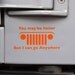 Jeep, Go Anywhere Decal