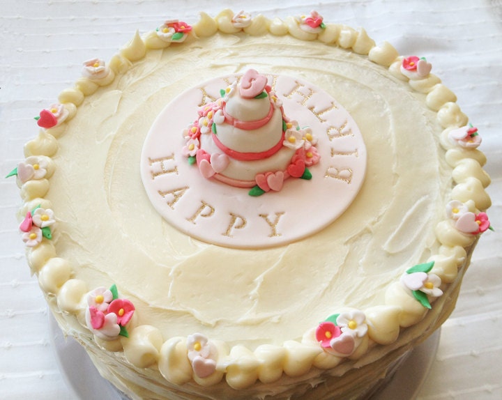 custom order- happy birthday cake topper Il_170x135