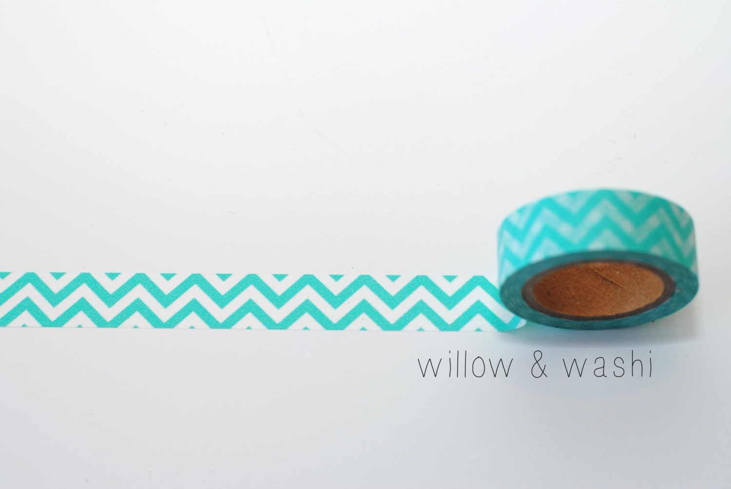 aqua chevron washi tape